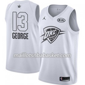 Maillot Homme Oklahoma City Thunder Paul George 13 2018 All Star Jordan Brand Blanc Swingman